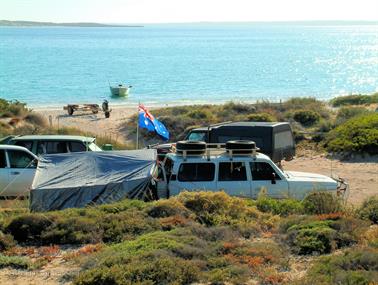 Camping at Sheltered Bay, Steep Point, Western Australia
